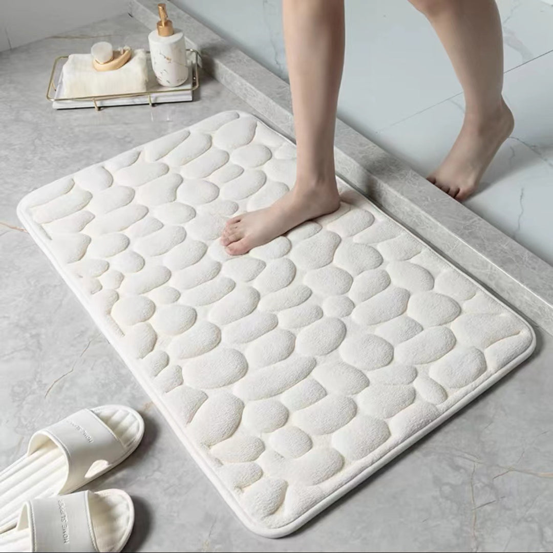 Soft Textured Bath Mat for Bathroom Floor