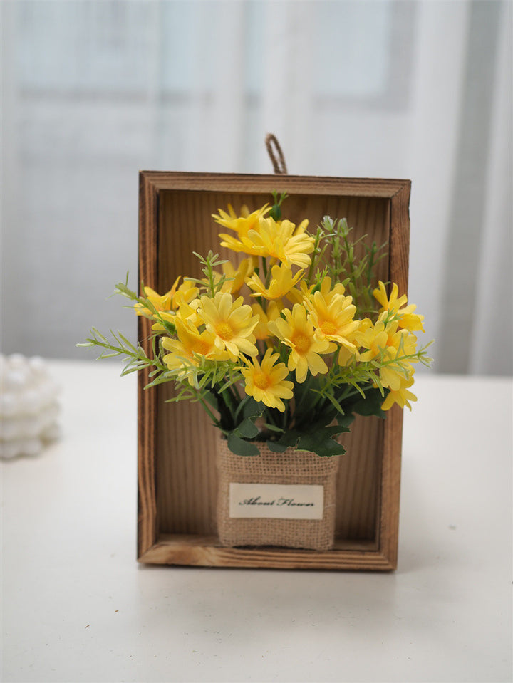 Decorative Faux Flower Box