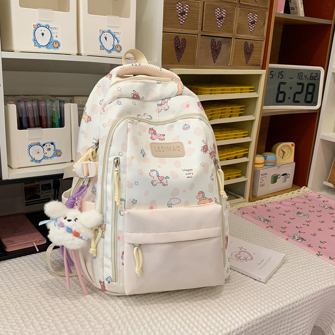 Playful Animal Graphic Backpack