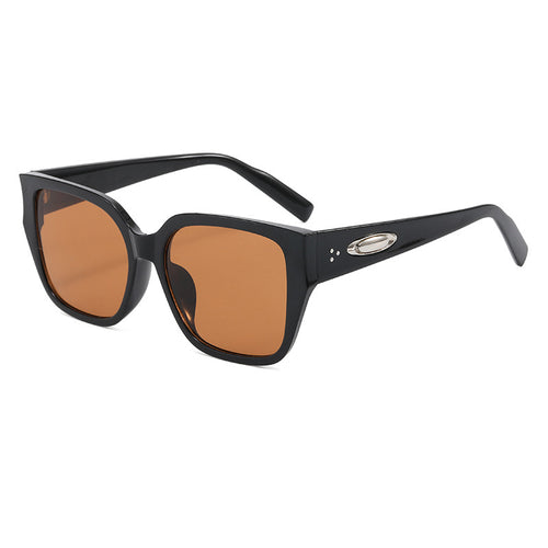 Women's sunglasses in modern square design with clear lenses Bowlift