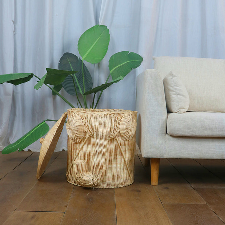 Playful laundry basket in elephant design Bowlift