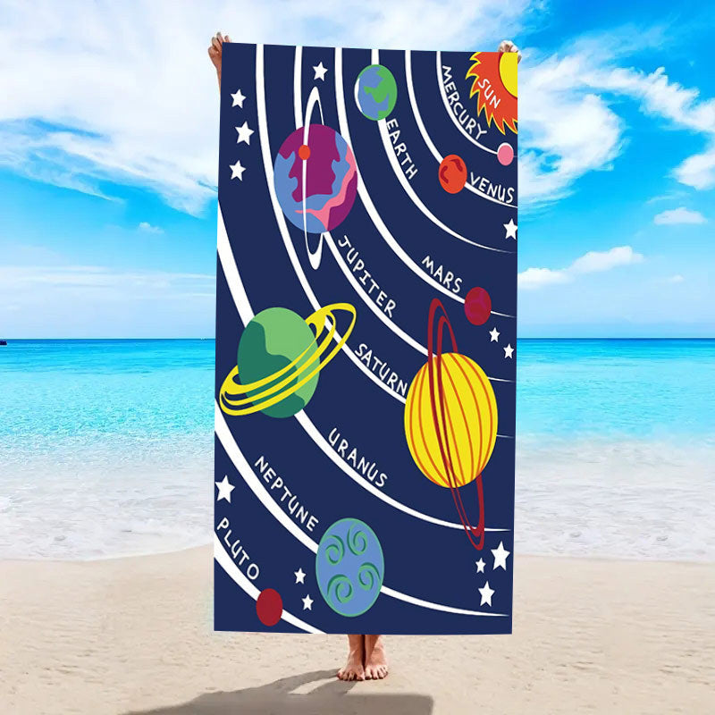 Nautical-Themed Beach Towel Bowlift