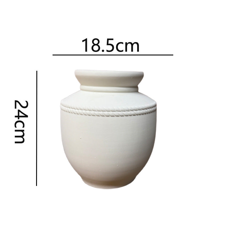 Handmade Clay Vase Bowlift