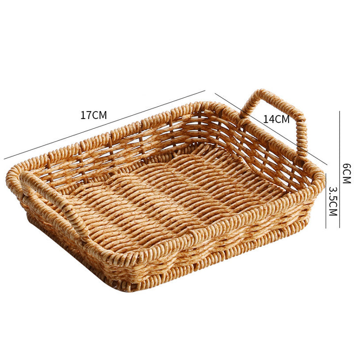 Rectangular Woven Storage Basket Bowlift