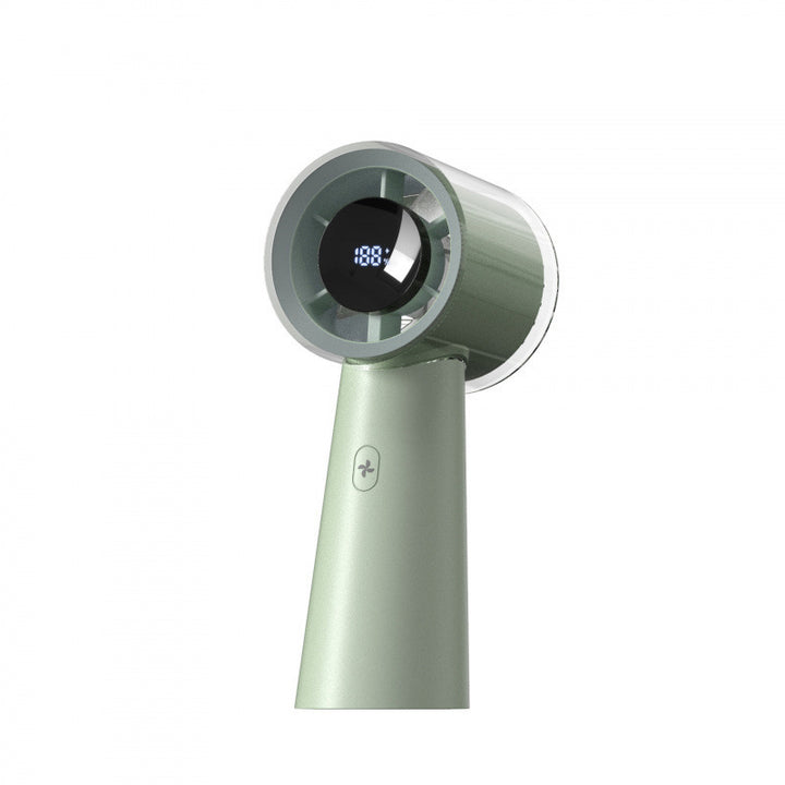 Women's portable handheld fan with intelligent temperature and speed control Bowlift
