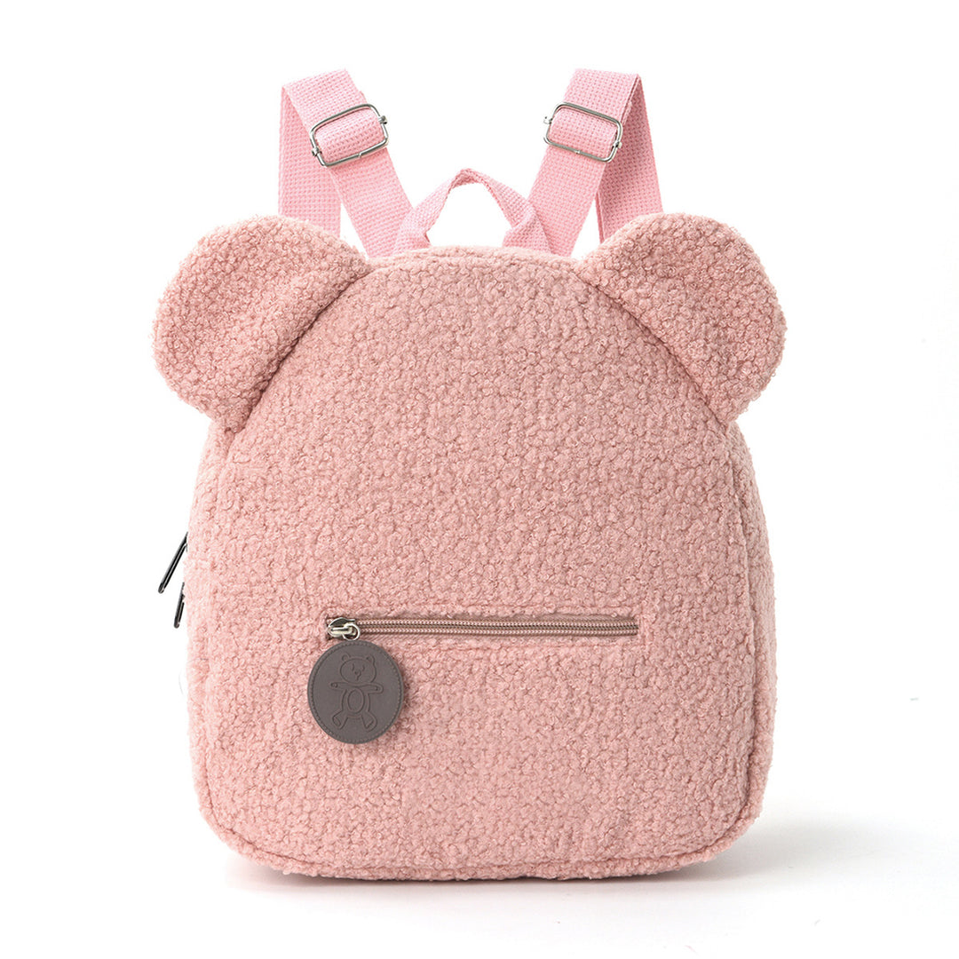 Plush Backpack with Animal Ears Bowlift