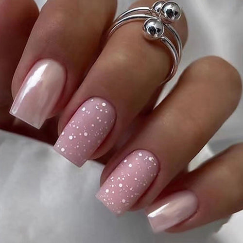 Glitter Finish Nail Art Bowlift