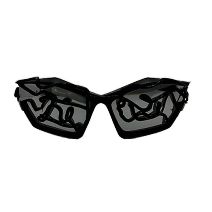 Women's Sporty Sunglasses with Futuristic Design Bowlift