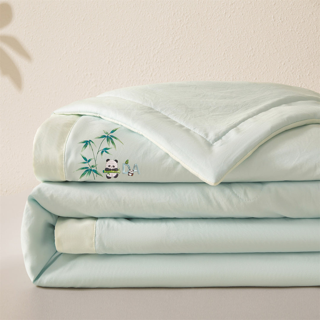 Soft Floral Embroidered Duvet Cover Set