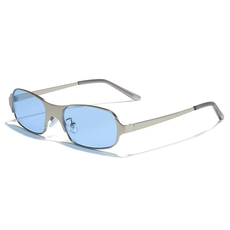 Women's modern rectangular sunglasses with UV protection and comfortable frame Bowlift