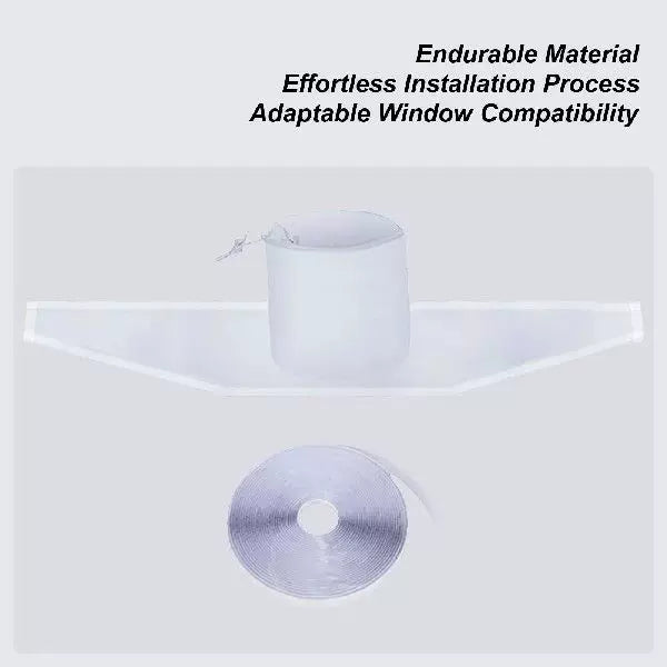Unisex One Size Downspout Rain Deflector Splash Guard with Adjustable Central Sleeve and Flexible PVC Drainage Path Bowlift