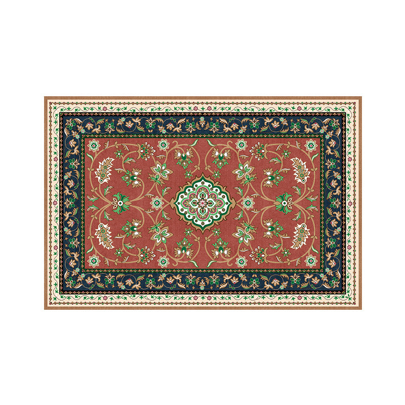 Floral-Patterned Luxury Bath Mat Bowlift