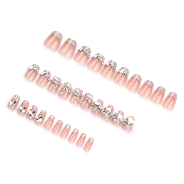 Artful Nail Art with Elegant Jewelry Design Bowlift