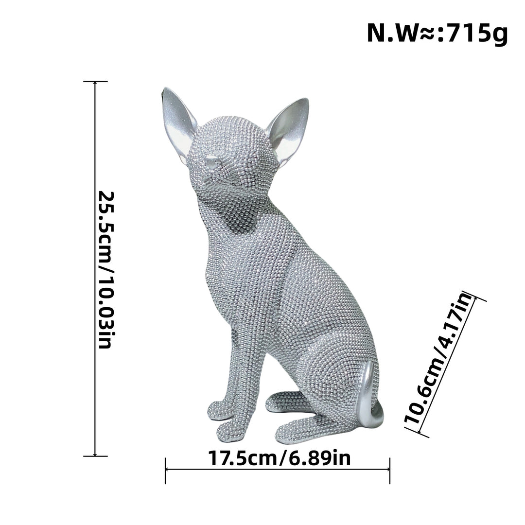 Decorative French Bulldog Sculpture Bowlift