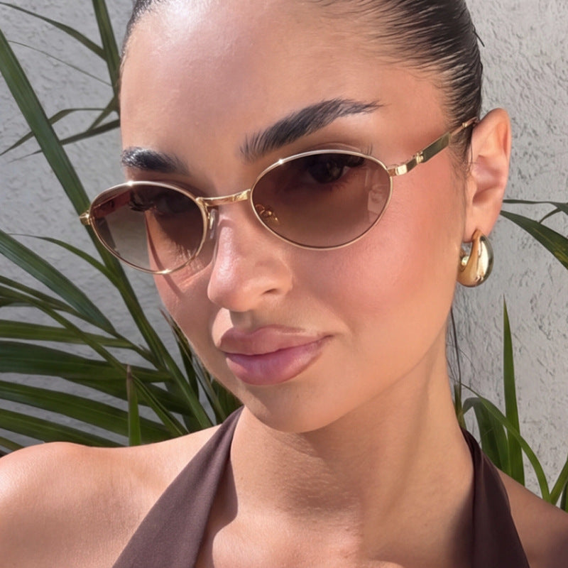Ladies fashionable optical glasses in elegant wire frame Bowlift