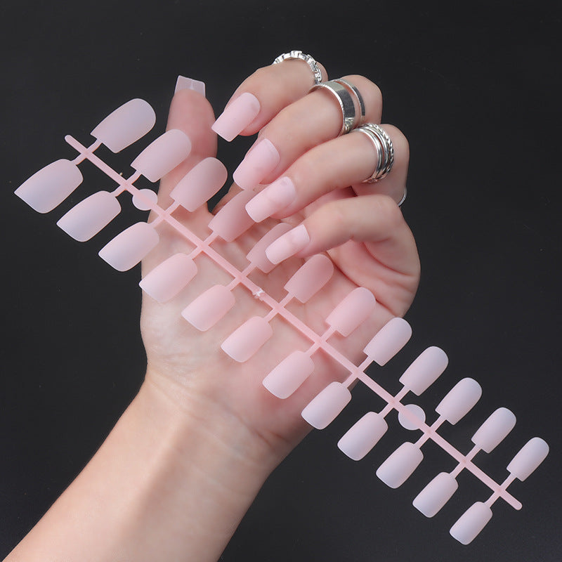 Matte Finish Press-On Nail Set Bowlift