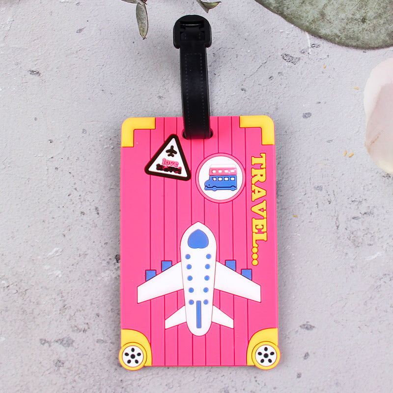 Fun Airplane-Themed Luggage Tag Bowlift