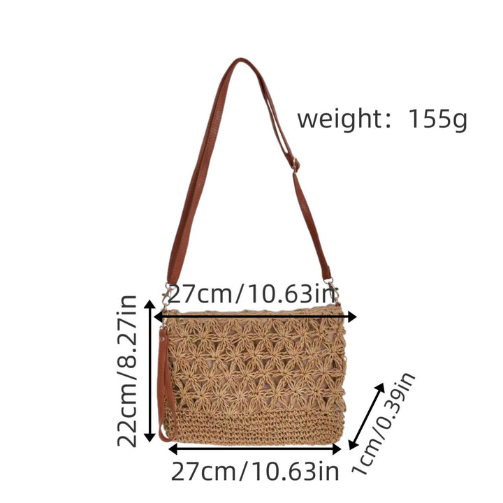 Shoulder bag with elaborate crochet designs Bowlift