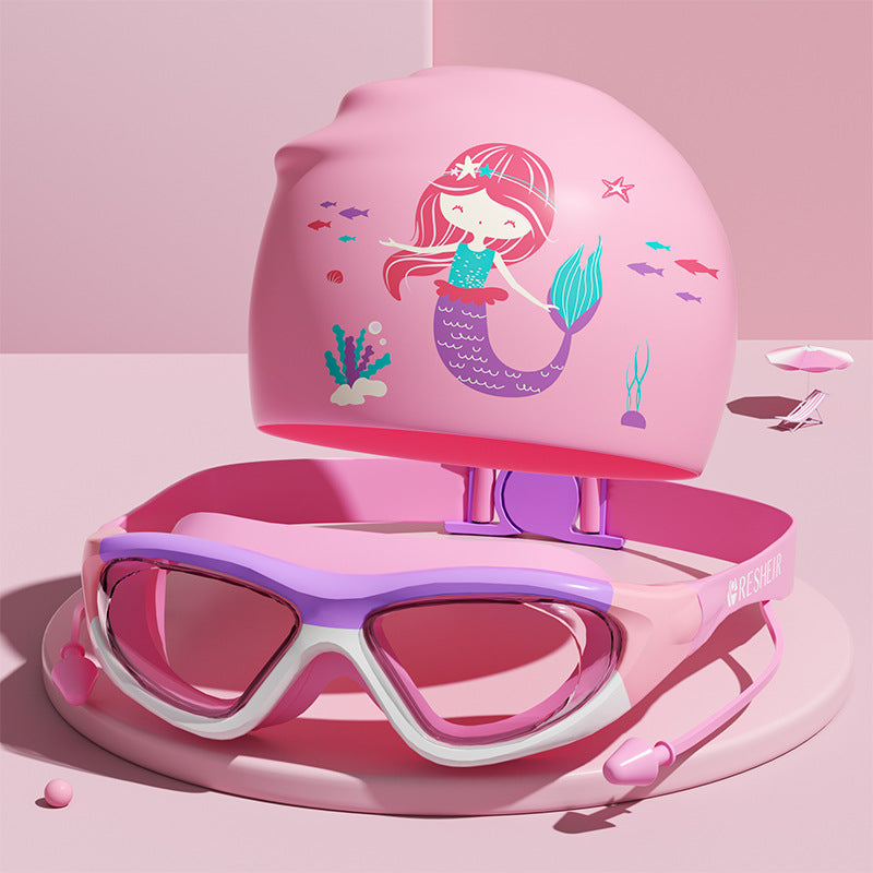 Anti-Fog Swim Goggles with UV Protection Bowlift