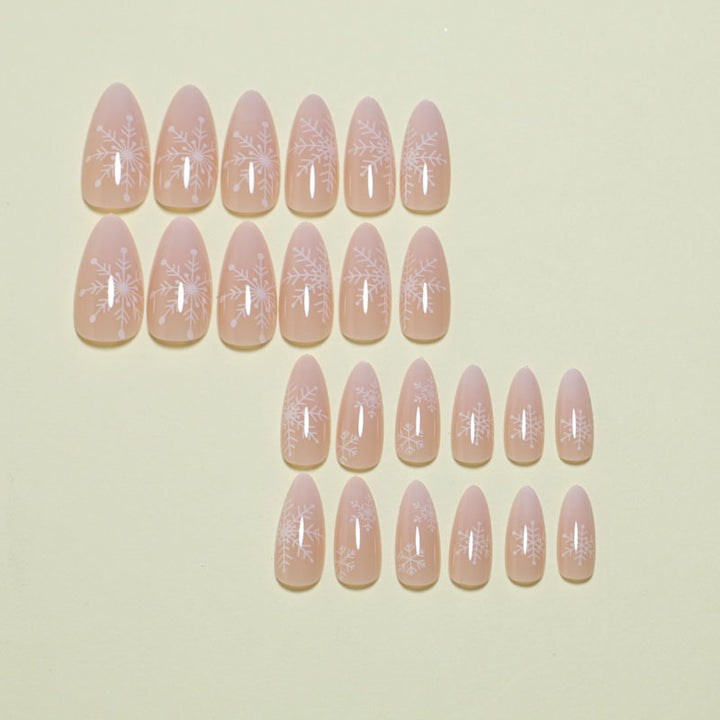 Artistic Glitter Press-On Nail Set Bowlift