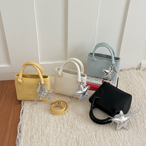 Premium Textured Leather Handheld Tote