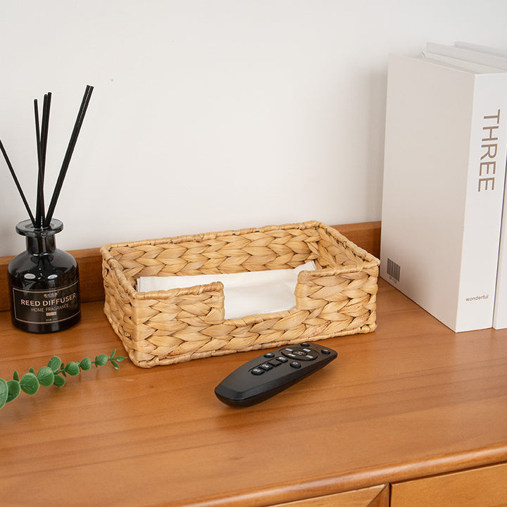 Handcrafted Natural Wicker Organizer Bowlift