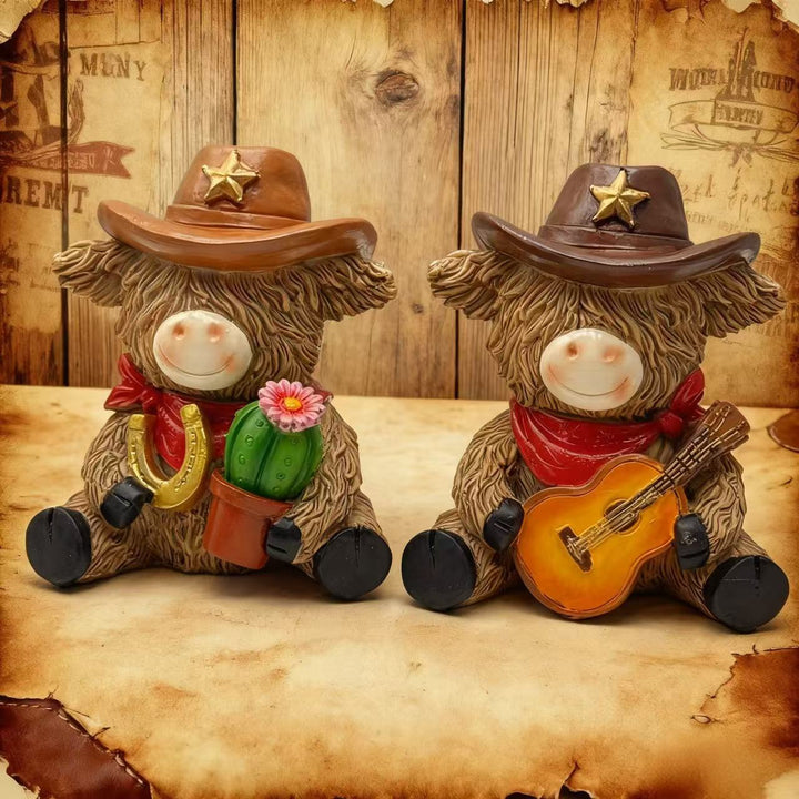 Decorative Cowboy Figure Bowlift