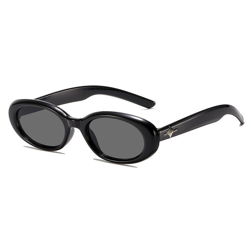 Retro-Inspired Oval Sunglasses Bowlift