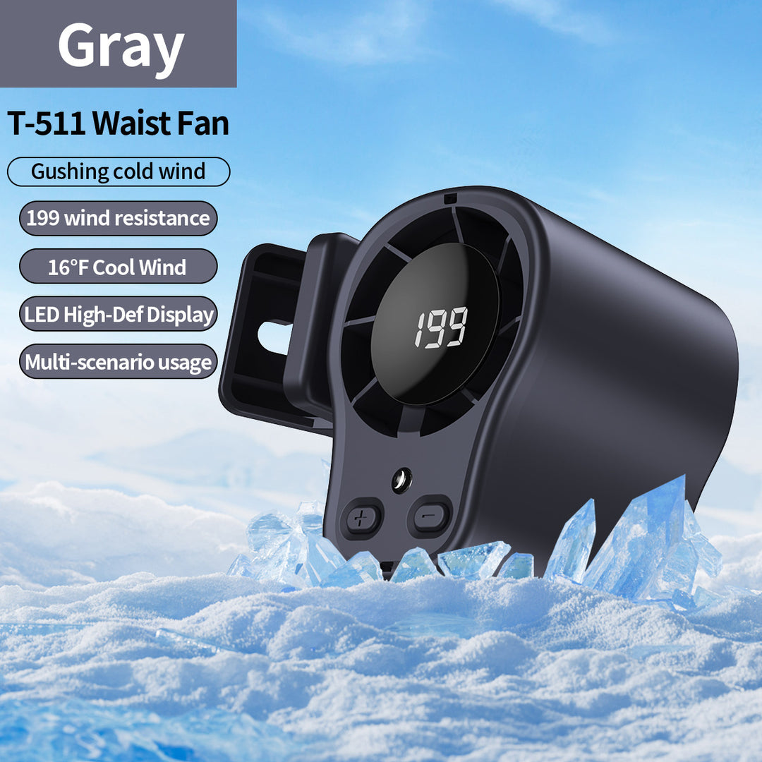 Unisex Waist-Mounted Cooling Fan Bowlift