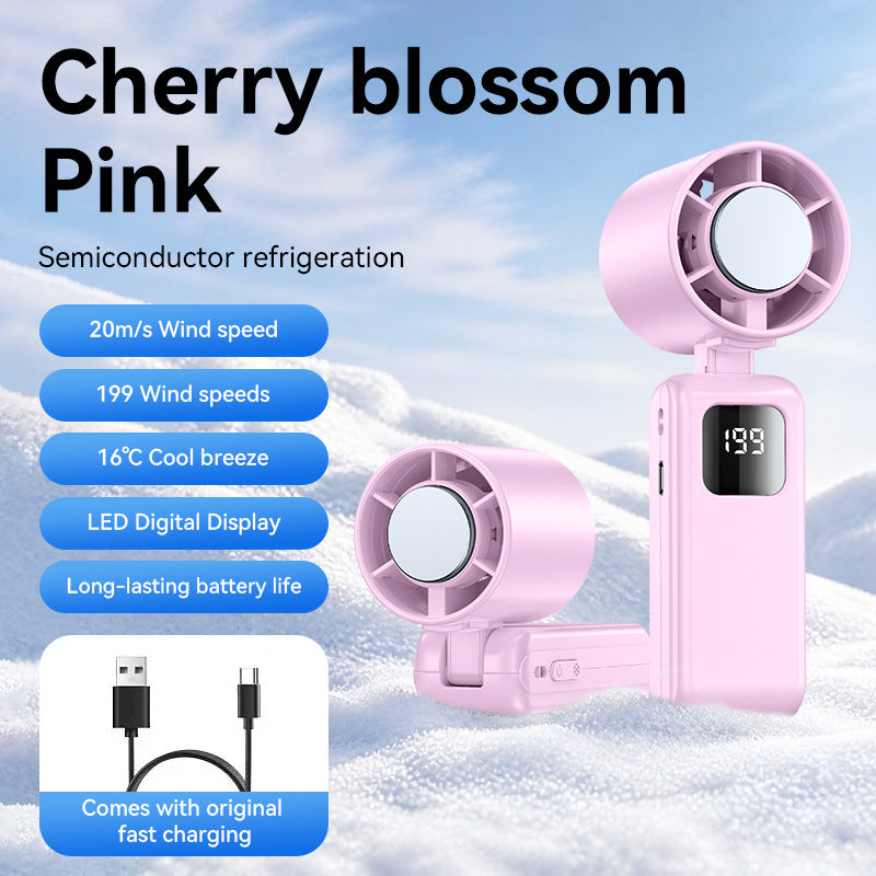 Women's Portable Mini Air Cooler with LED Display Bowlift