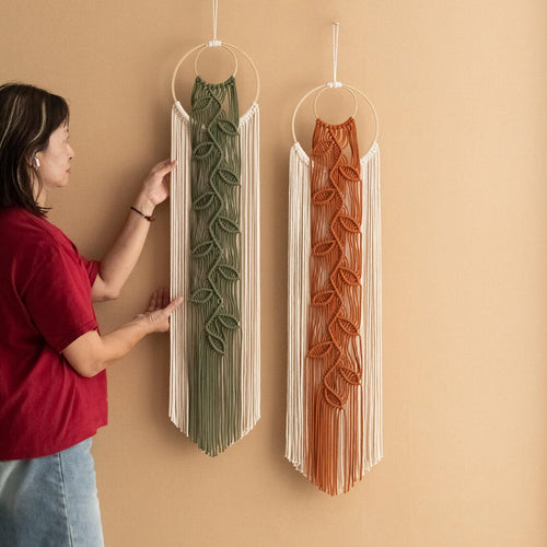 Artistic Macrame Wall Tapestry Bowlift