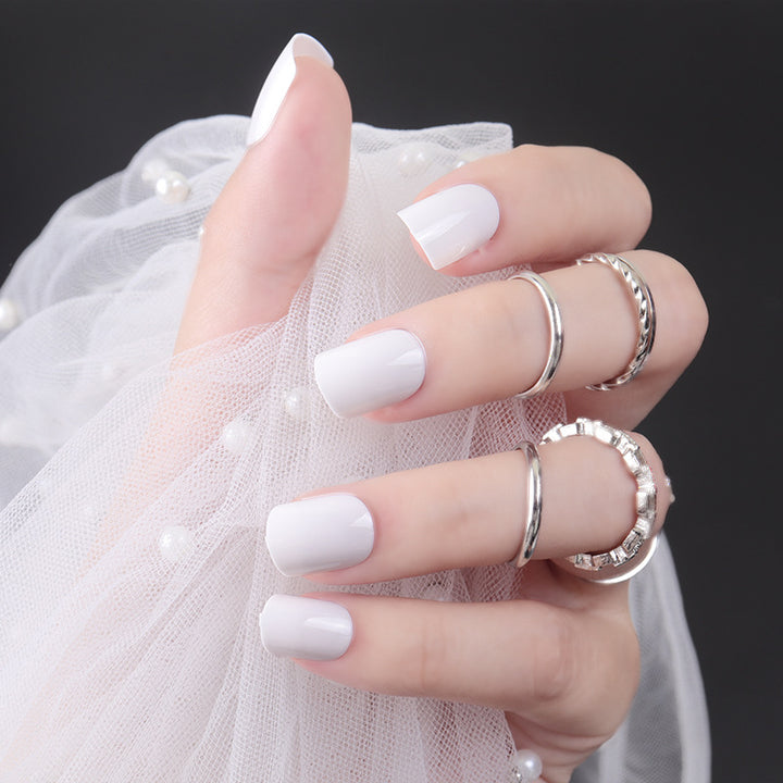 High-Gloss Square Press-On Nails Bowlift