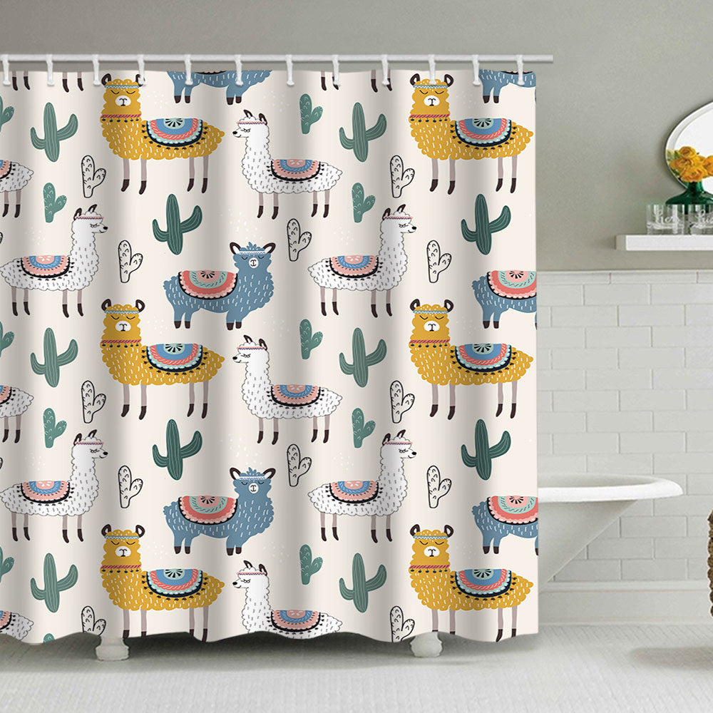 Decorative Shower Curtain Bowlift