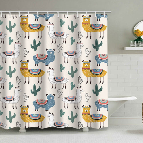 Decorative Shower Curtain Bowlift