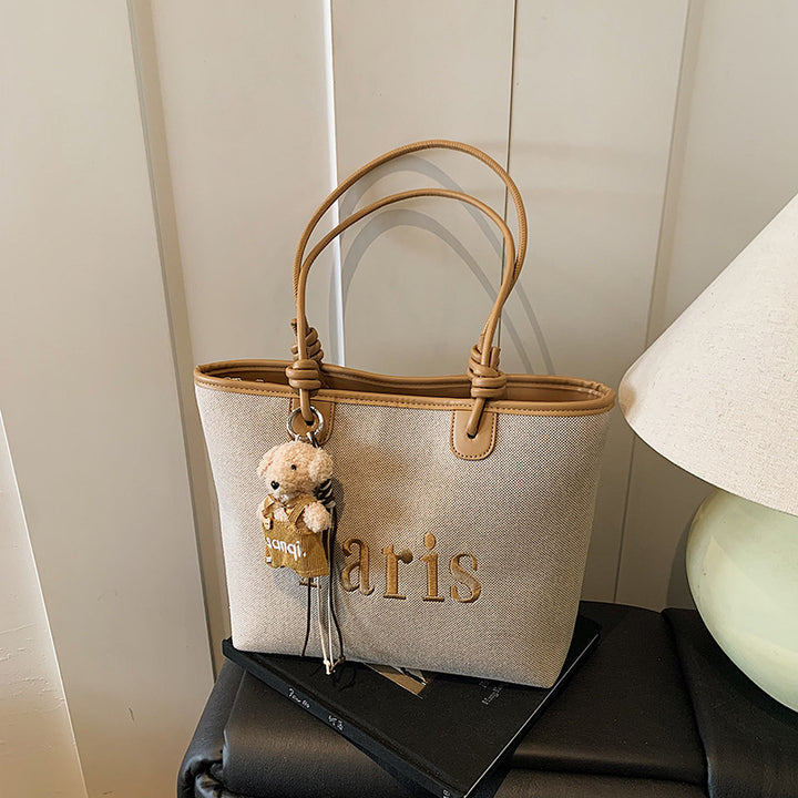 Elegant Paris Themed Tote Bag Bowlift