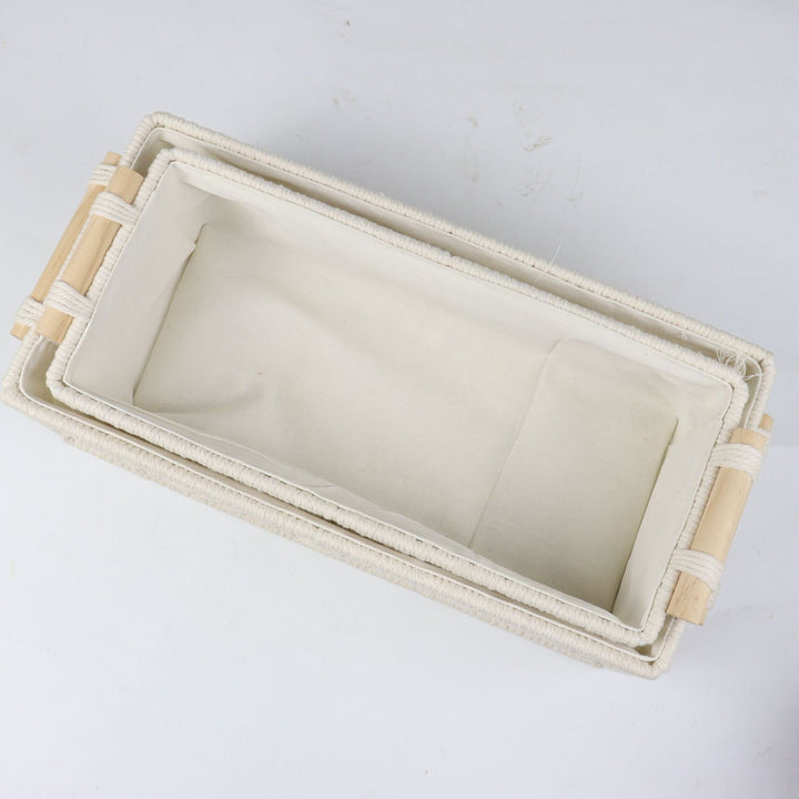 Storage basket with macrame pattern Bowlift