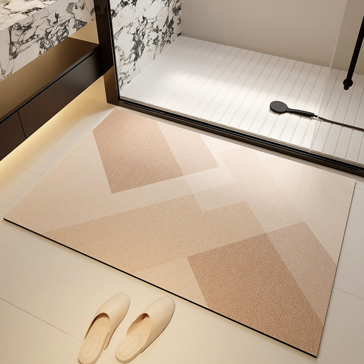 Artistic Bathroom Mat Bowlift