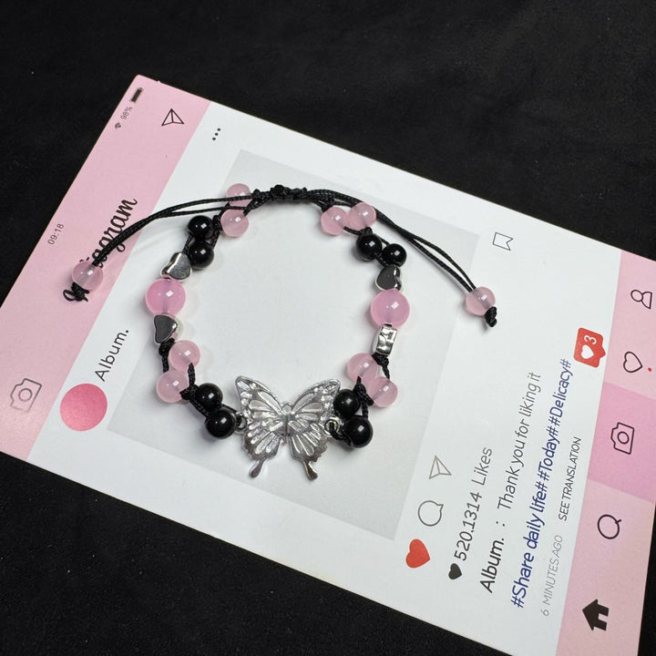 Butterfly Charm Adjustable Bracelet Bowlift
