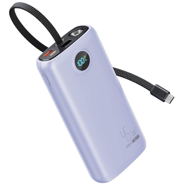 High-performance power bank with digital charging display and 45W fast charging function Bowlift