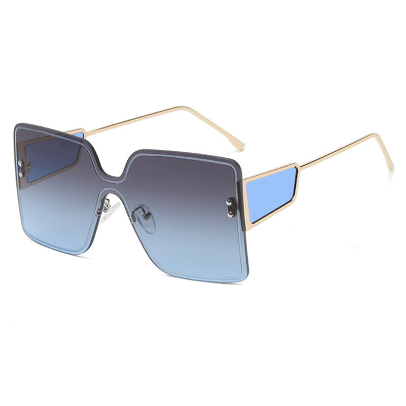 Women oversized Geometric Sunglasses Bowlift