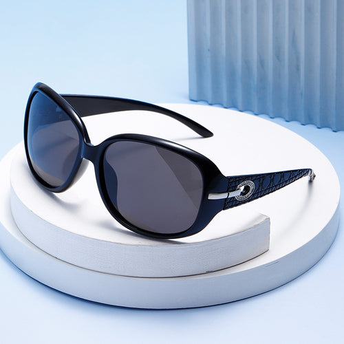 Women Elegant Oversized Sunglasses with Fashionable Pattern Bowlift
