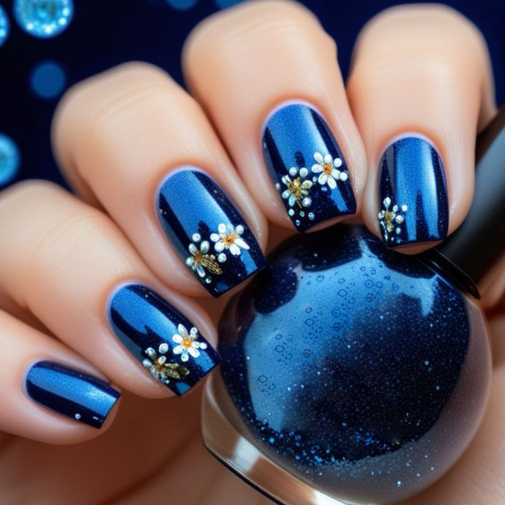 Decorative Floral Nail Art Set Bowlift