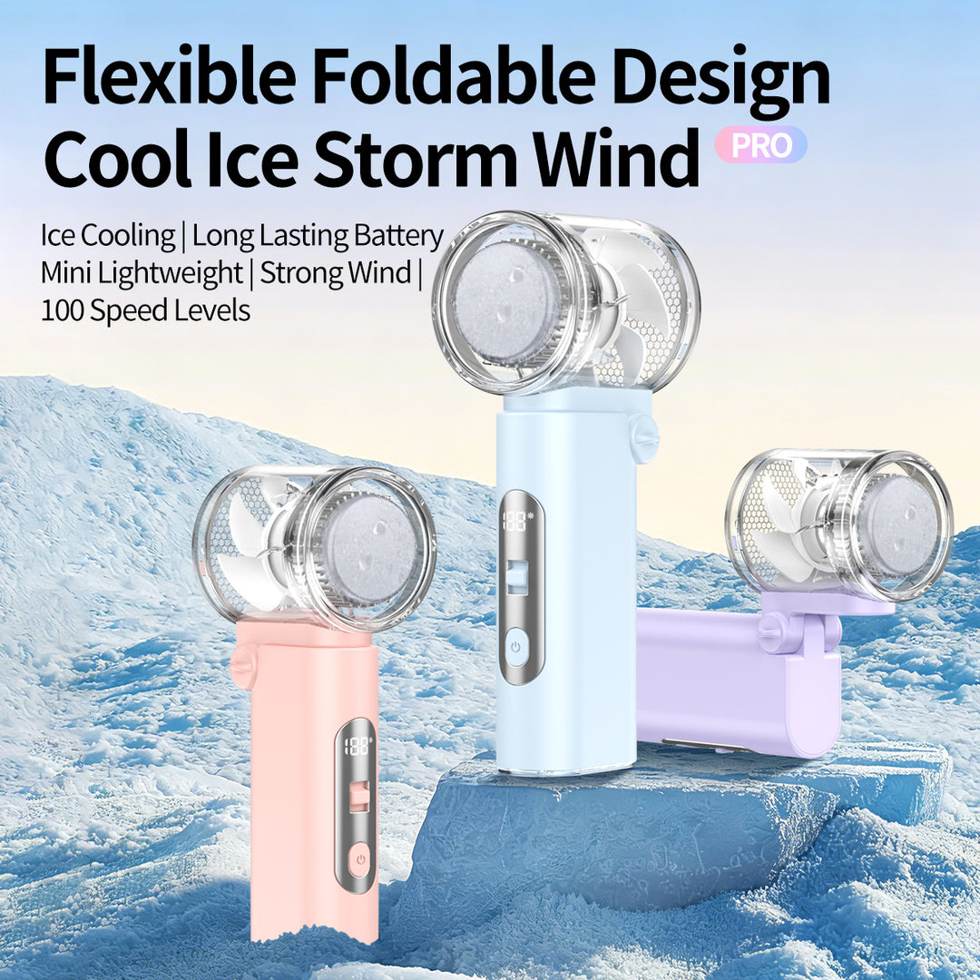 Ladies Portable Mini Fan with Cooling Function Bowlift