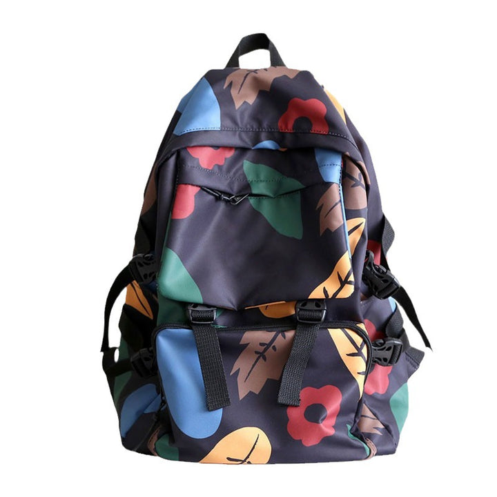 Floral Print Outdoor Backpack Bowlift
