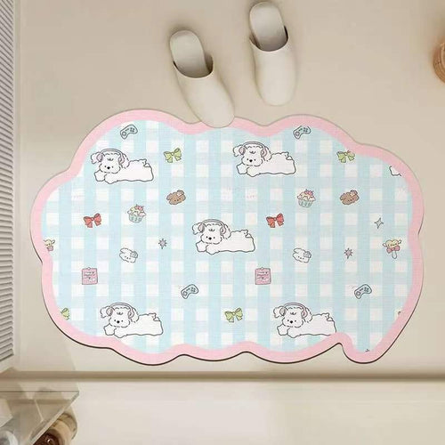 Playful Pet-Themed Area Mat