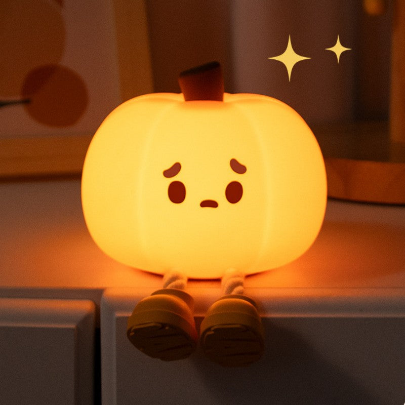 BowLift | Pumpkin Silicone Tap Light Atmosphere Night Light