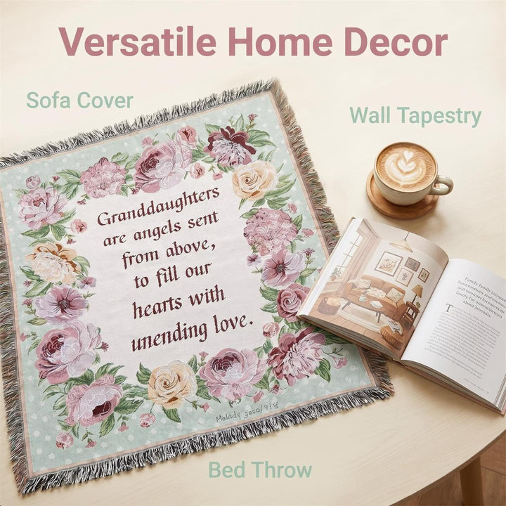 Decorative Inspirational Throw Blanket