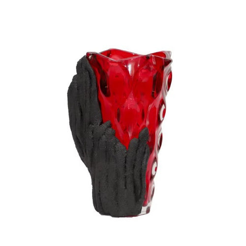 Artistic Hand-crafted Glass Vase