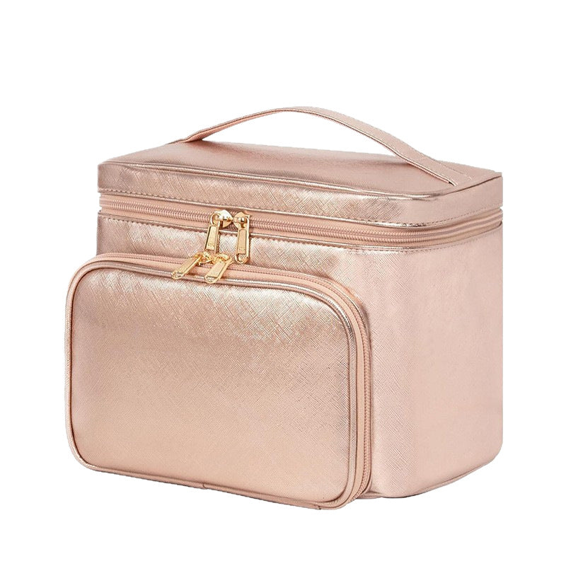 Luxurious Cosmetic Organizer Bag with Separate Compartment System Bowlift
