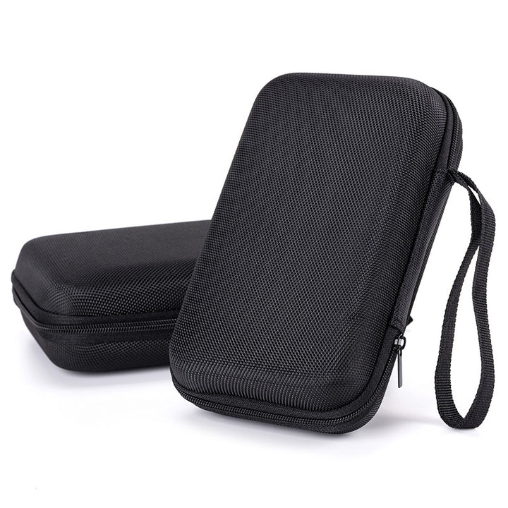Compact hard-shell travel electronics organizer case Bowlift